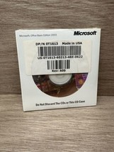 New Microsoft Office Basic Edition 2003 Dell Install CD with Product Key - £19.46 GBP