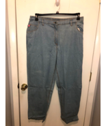 NEW Woman Within SZ 22W Light Wash Blue Jeans Classic Fit Cotton 30&quot; Inseam - $260.70 MXN