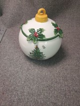Spode Christmas Tree Ornament Fig Covered Candy Dish - £14.04 GBP