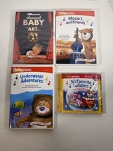 Baby Genius Lot 2 DVDs 50 Favorite Lullabies 1 CD Classical Baby Art Sho... - £19.29 GBP