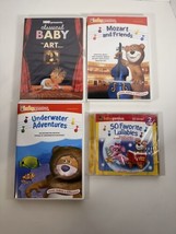 Baby Genius Lot 2 DVDs 50 Favorite Lullabies 1 CD Classical Baby Art Show DVD - £19.02 GBP