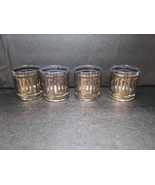 MCM Culver Greek Key Barware Whiskey Glass 4148B Set Of 4 - $1,680.99 MXN