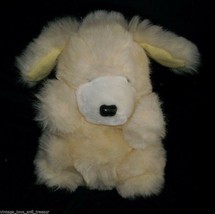 9&quot; VINTAGE SOFT THINGS CREME PUPPY DOG STUFFED ANIMAL PLUSH TOY MADE IN ... - £18.71 GBP