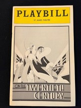 ON THE 20th CENTURY Playbill JOHN CULLUM / IMOGENE COCA  / JUDY KAYE Jun... - $11.95