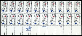 2104, MNH 20¢ Misperforated Freak Error PL# Strip of 20 Stamps - Stuart ... - £74.92 GBP