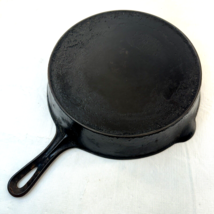 Antique Favorite Piqua Ware 11-1/4&quot; Cast Iron Skillet SMILEY Logo Chicke... - $140.65