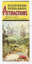 Southern Highlands Brochure Scenic &amp; Historic Landmarks - $11.88