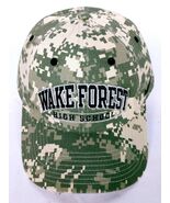 Wake Forest High School North Carolina Men&#39;s Camo Strapback Hat Adjustable - $20.43