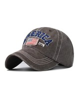 NWOT Embroidered America American Flag 1776 Adjustable Baseball Cap Ligh... - $14.84