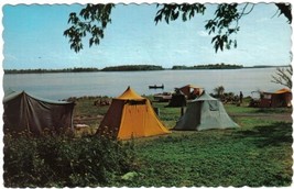 Ontario Postcard St Lawrence Parks Commission Camping Site - £2.31 GBP