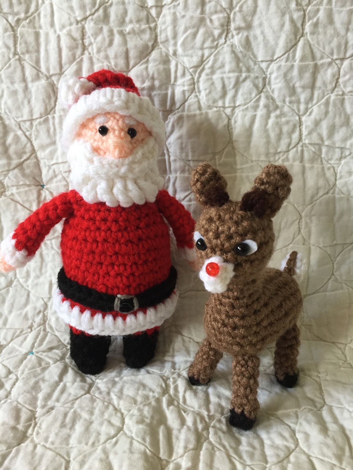 Santa and Rudolph - $25.00
