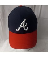 Atlanta Braves Logo New Era MLB  Hook and Loop Adjustable Hat Dad Cap  - £16.32 GBP