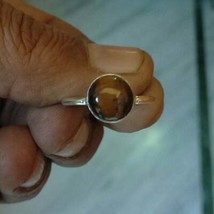 925 Sterling silver Tiger Eye Gemstone Oxidized Ring for Gifts Size 7.5 - £66.99 GBP