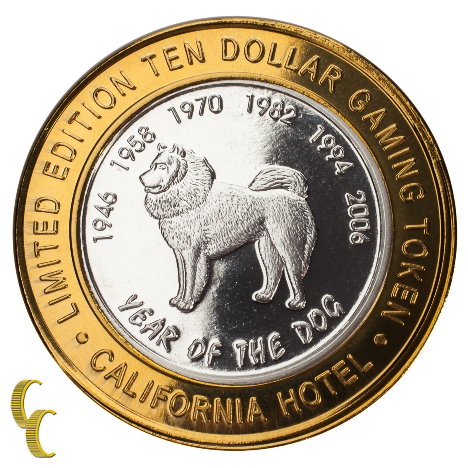 Sam Boyd's Las Vegas Gaming Token An Du Chien 999 Silver Fine-
show original ... Item image 3