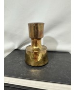 Dansk Jens Quistgaard Brass Candle Holder Hurricane Single France IHQ - $1,216.48 MXN