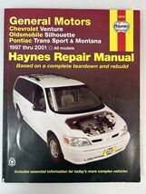 Haynes General Motors 1997-2001 Repair Manual Chevy Oldsmobile Pontiac #... - €4,25 EUR