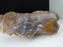 BEAUTIFUL TURKISH AGATE 1/2 NODULE VARIETY OF COLORS AND PATTERNS NICE!! - $38.00