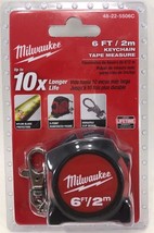 Milwaukee - 48-22-5506 - 6 ft. Keychain Tape Measure - £12.73 GBP