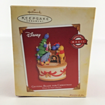 Hallmark Keepsake Ornament Disney Winnie The Pooh Getting Ready For Christmas - £47.44 GBP