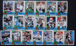 1990 Topps Cleveland Browns Team Set of 19 Football Cards - £7.96 GBP