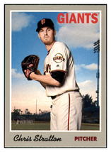 2019 Topps Heritage Chris Stratton    San Francisco Giants #13 Baseball
  card   - £2.09 GBP