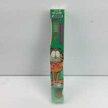 Butler GUM Junior Garfield Toothbrush Green Kids ADA Dental Care - $12.99