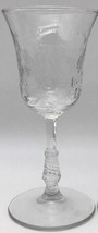 1 Libbey Rock Sharpe Dartelle 6&quot; Wine Glass Flowers Dots (#17-779B) - £4.70 GBP