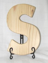 Darice 0993-S Natural Unfinished Wood Letter &quot;S&quot; - £19.97 GBP