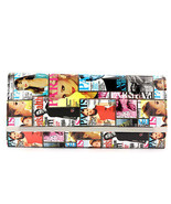 Paris Magazine Clutch Trendy Ladies Purse Handbag Color W/ Chain Silver ... - €23,63 EUR