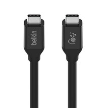 Belkin USB 4 Cable, 2.6ft (0.8m) USB IF Certified with Power Delivery up to 100W - £44.06 GBP