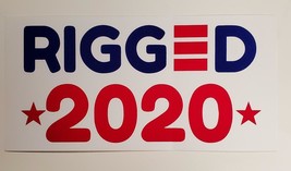 6 Pack Rigged 2020 Maga Usa Trump Is My President Flag American Bumper Stickers - £14.19 GBP