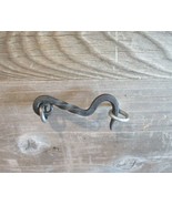Iron Hook &amp; Latch Eye Lock Window Drawer Twisted Hand Forged Barn Cabin ... - $224.45 MXN
