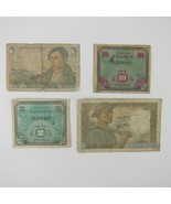 Lot France WWII-2 Currency French Allied Military Paper 2, 5, 10 Notes 1... - £23.97 GBP