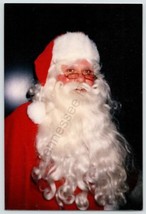 Vintage Long Beard Santa Christmas Man Color Snapshot Photo Picture ph544 - £8.91 GBP