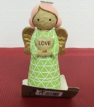 Hallmark Azusa Omura Angels &quot;LOVE&quot; Figurine 5&quot; - $9.49
