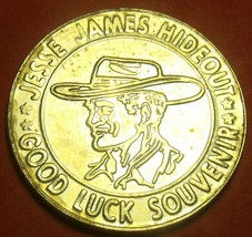 Jesse James Hideout Good Luck 28mm Medallion Stanton Missouri~Free Ship - $7.83