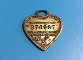 Vtg Massachusetts Protective Association Identification Tag/Badge - £23.94 GBP