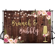 7X5Ft Brunch And Bubbly Bridal Shower Party Backdrop Studio Photography ... - £31.49 GBP
