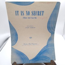 Vintage Sheet Music, It Is No Secret What God Can Do by Stuart Hamblen, Duchess - £11.66 GBP