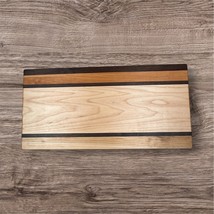 Handcrafted 9 x 18 Cutting Board Cherry, Walnut, Maple Face Grain Rustic... - $828.12 MXN