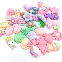 IOOOO 3D ornaments made from plastic Beautiful Cute Colorful Mini Ornaments - £13.42 GBP