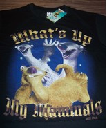 ICE AGE Sid The Sloth WHAT&#39;S UP  T-Shirt MENS MEDIUM NEW w/ TAG Dreamwor... - €17,05 EUR