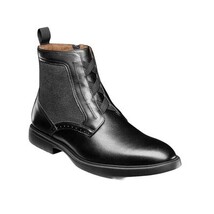 Stacy Adams Thompson Plain Toe Elastic Lace Boot Black 25730-001 image 10