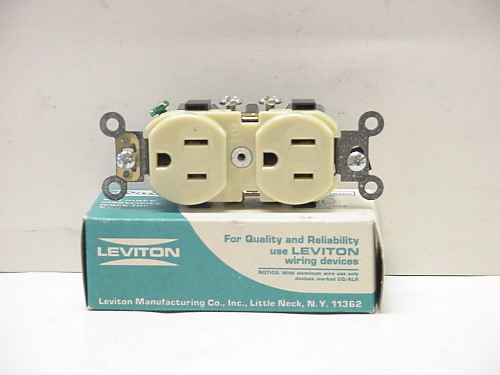 New Leviton CR15 5014-I 2-P,3-W Grounding Duplex Receptacle 15A - $7.91