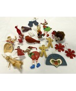 Assortment of Vintage Christmas Ornaments Lot of 20 - £14.93 GBP