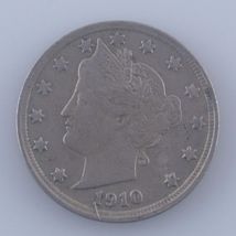 1910 5C Liberty Nickel, XF Condition, All Natural Color, Strong Detail! - $39.59