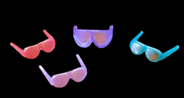 Barbie Sunglasses Shades Ski Goggles Eyeglasses Lot of 4 Multi-Colors Vintage - £5.30 GBP
