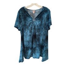White Stag Women’s Top – Size L – Abstract Floral Burnout – Ring Detail ... - $335.50 MXN