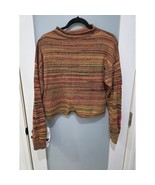 The Upside Striped Sweater S/M Cropped Knit Multicolor Fall Vibes Australia - €36,08 EUR