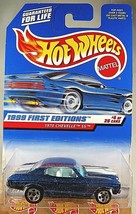 1999 Hot Wheels #915 First Editions 4/26 1970 CHEVELLE SS Blue w/Pinstripe Hood - £8.08 GBP